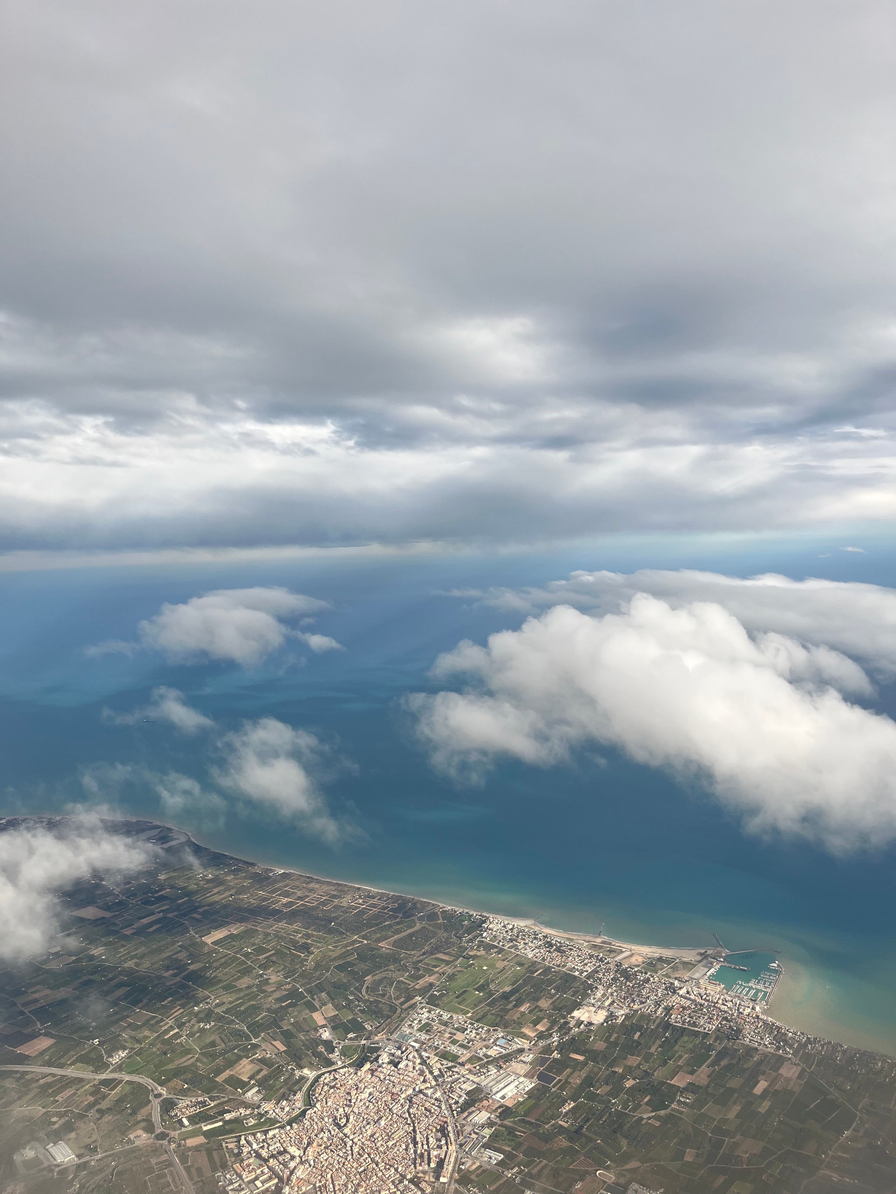 Vista aérea de la costa de Castellón