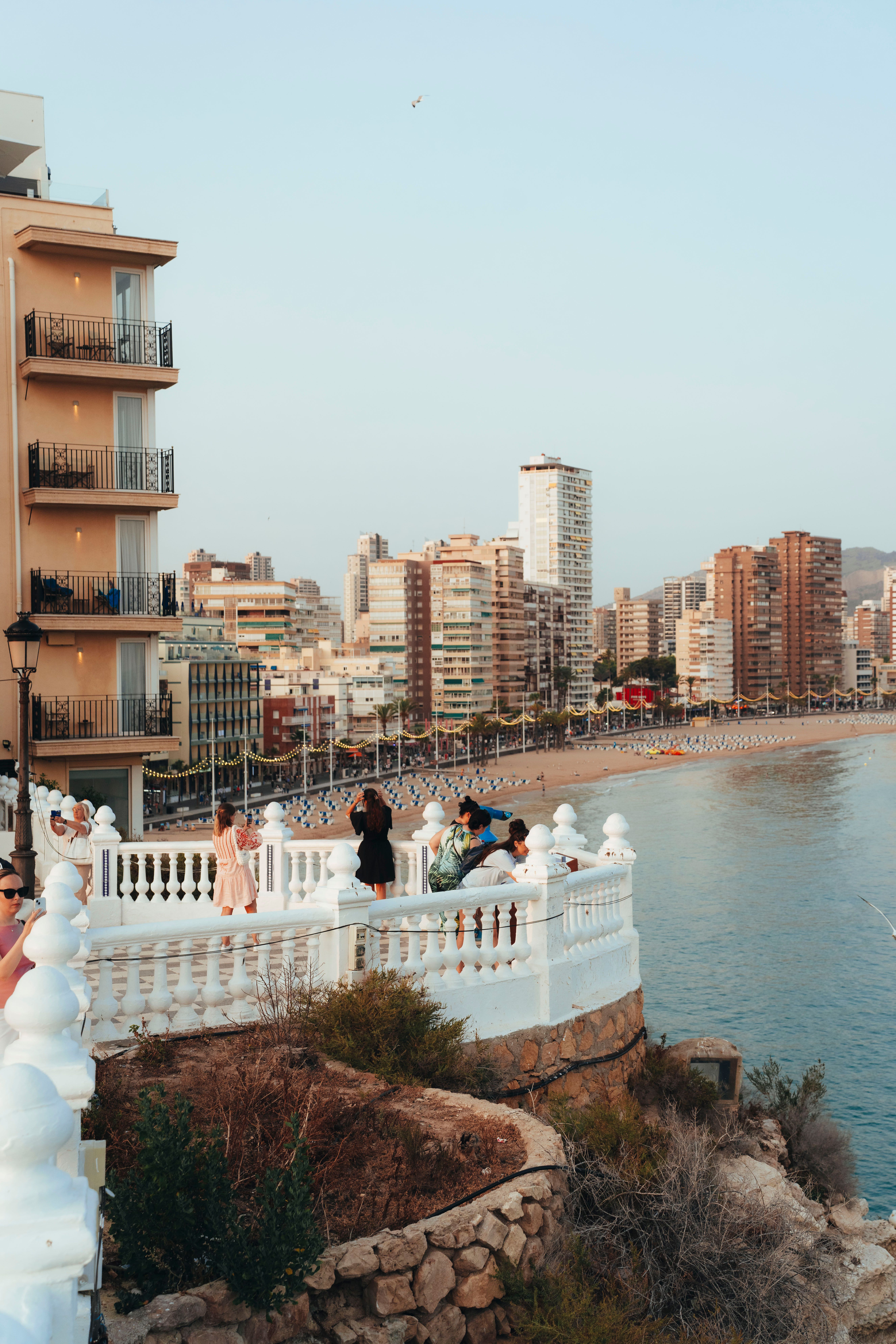 Skyline de Benidorm junto al mar