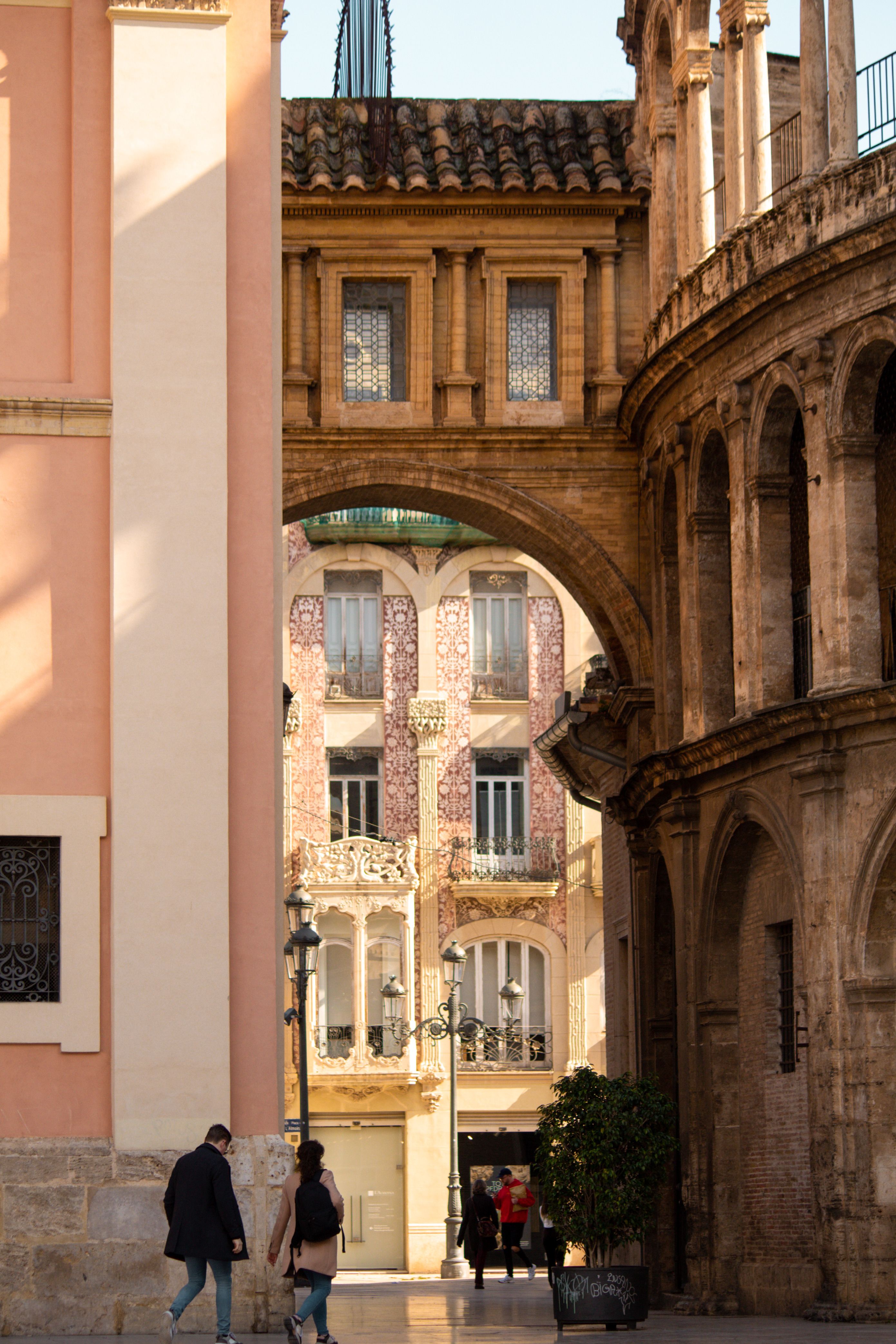 Calle histórica del centro de Valencia